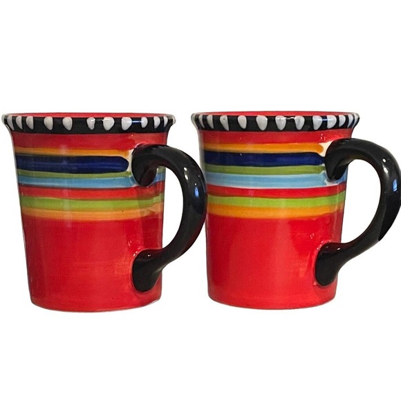 (2) Gibson Elite Pueblo Springs Coffee Mug Pueblo Springs Red Cup Large - Picture 2 of 10